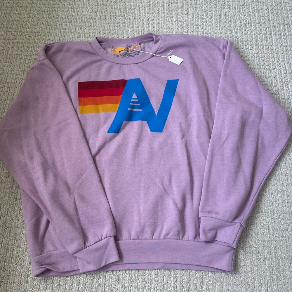 Aviator Nation Relaxed crew neck sweatshirt M